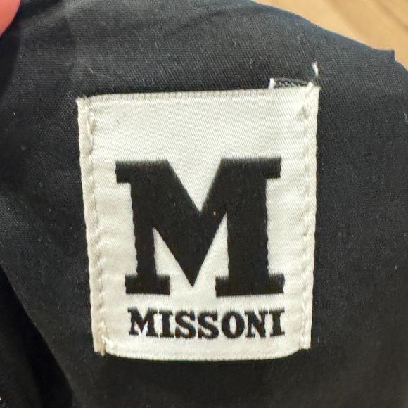 NWT* Missoni Fit & Flare Tulip Knit Dress in Black - Women's 10 (EU 46) - Picture 6 of 11